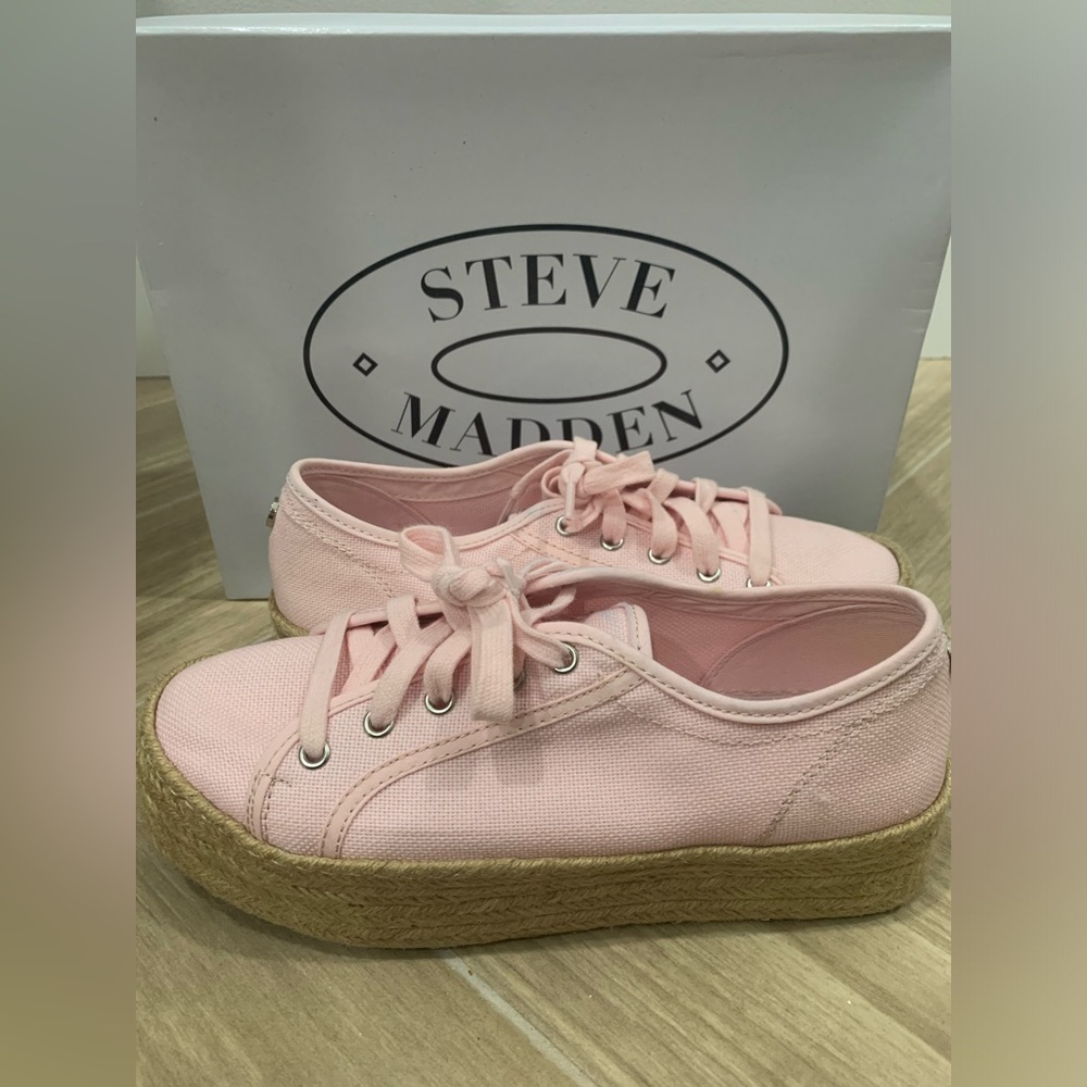 Steve Madden Hampton Pink Espadrille Sneakers